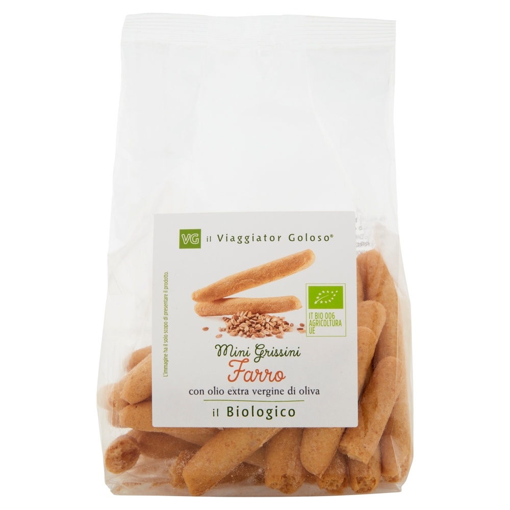 Mini Grissini Farro BIO Il Viaggiator Goloso