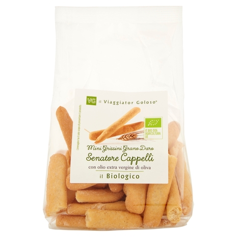 Mini Grissini Grano Duro Senatore Cappelli BIO Il Viaggiator Goloso