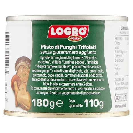 Logrò i Trifolati Funghi Trifolati Misto Bosco 180 g