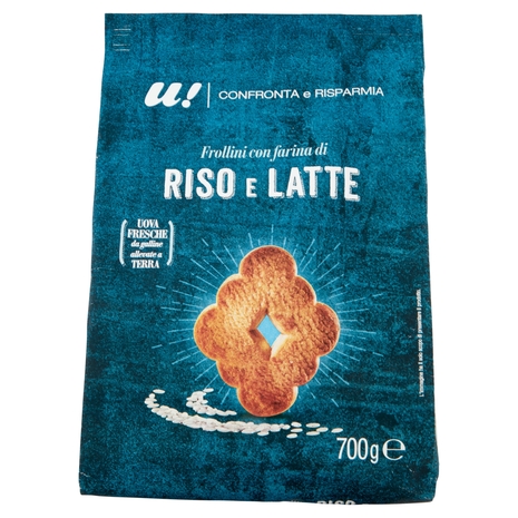 Frollini con Farina di Riso e Latte U! Confronta e Risparmia