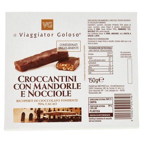 Croccantini con Mandorle e Nocciole Il Viaggiator Goloso