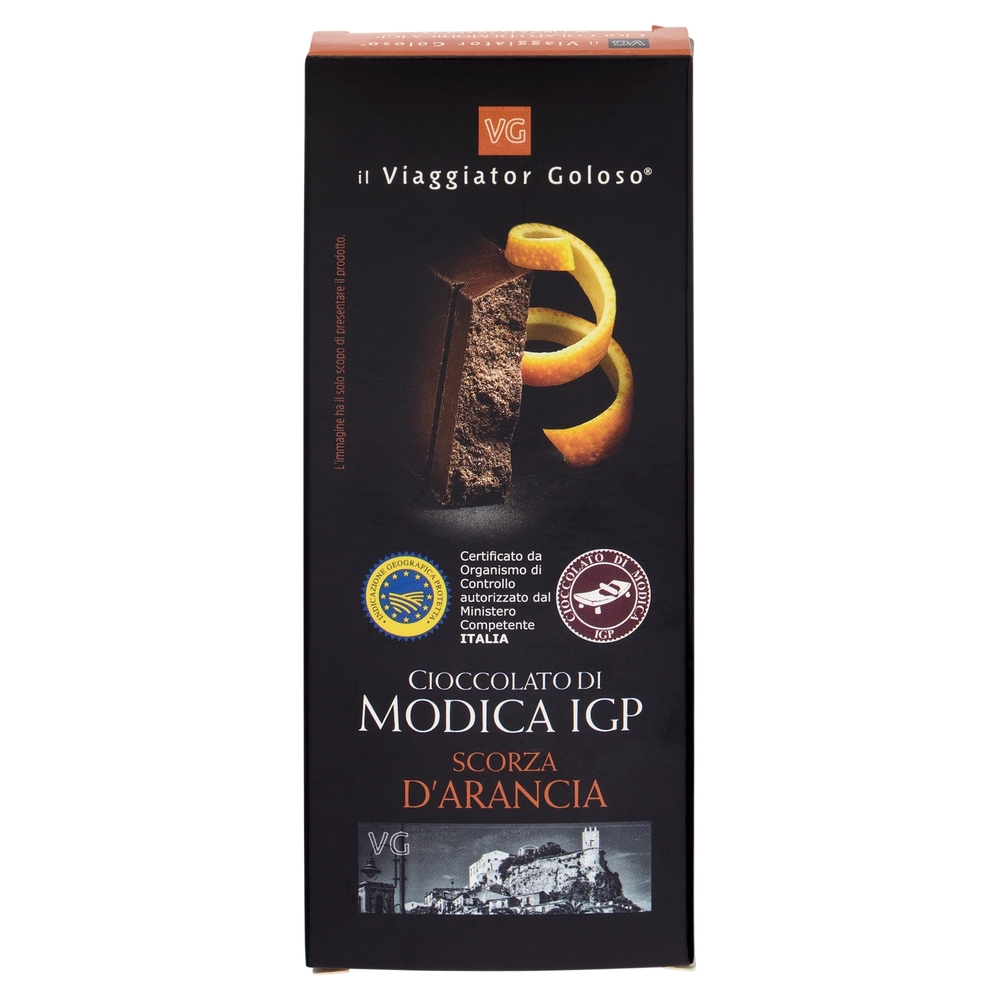 Cioccolato di Modica IGP Scorza d'Arancia Il Viaggiator Goloso
