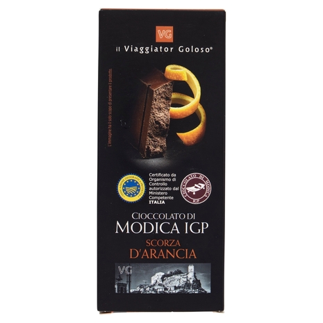 Cioccolato di Modica IGP Scorza d'Arancia Il Viaggiator Goloso