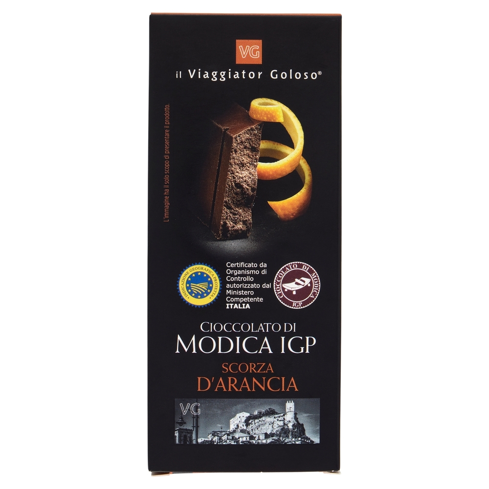 Cioccolato di Modica IGP Scorza d'Arancia Il Viaggiator Goloso