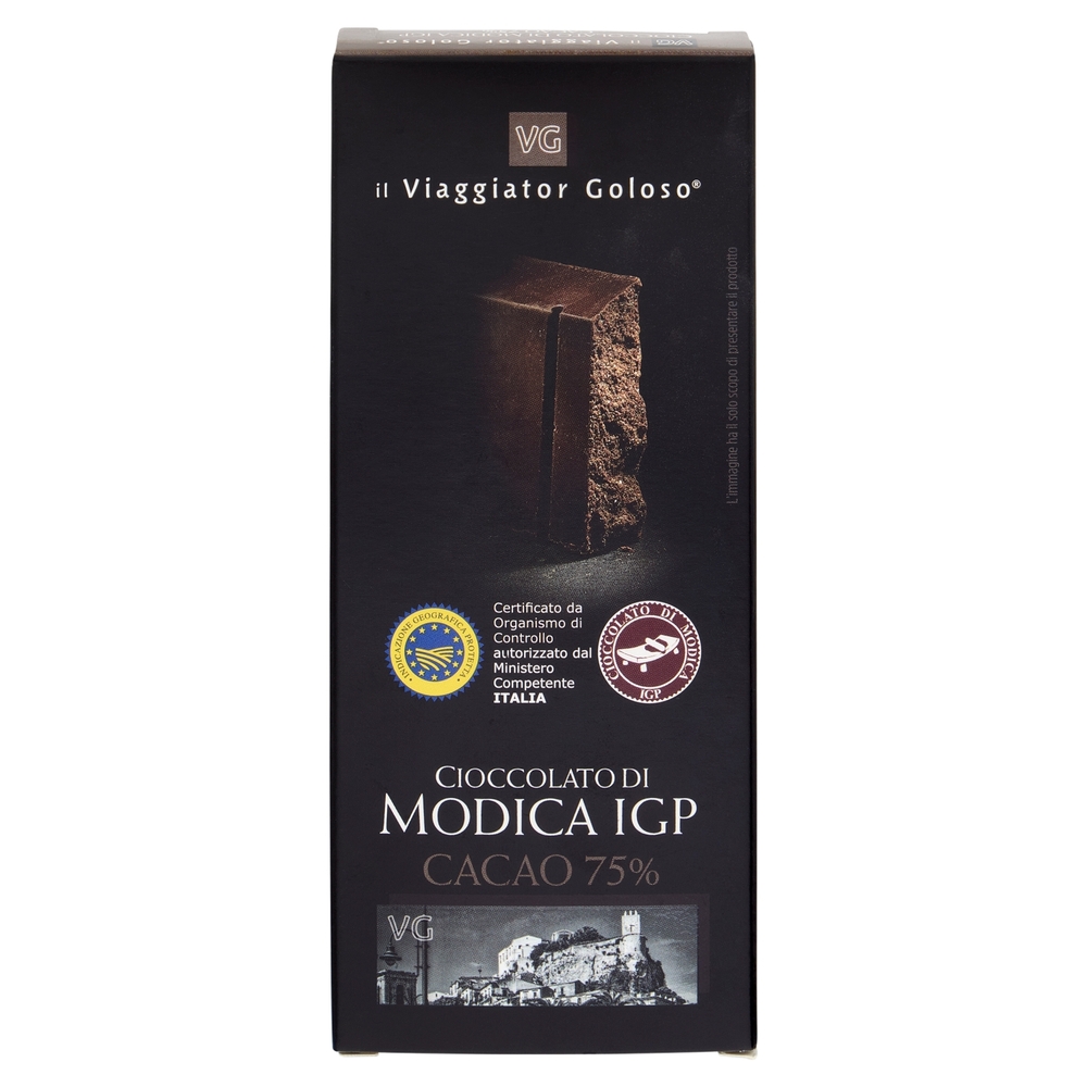 Cioccolato di Modica IGP Cacao 75% Il Viaggiator Goloso