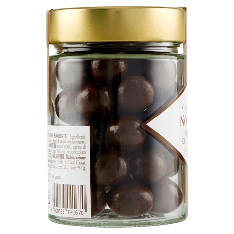 NOCCIOLE ricoperte di cioccolato fondente il Viaggiator Goloso