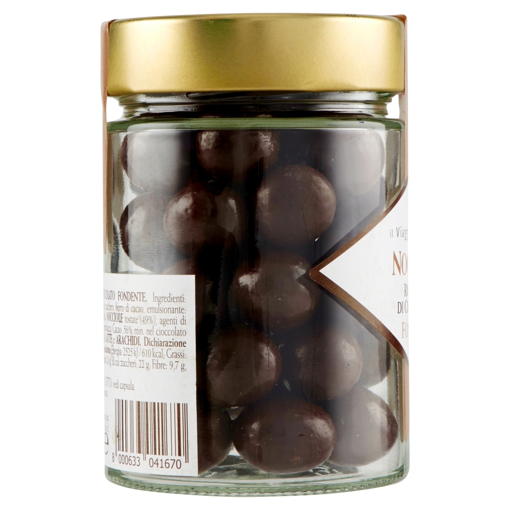 NOCCIOLE ricoperte di cioccolato fondente il Viaggiator Goloso