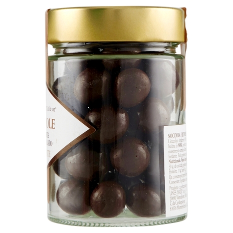 NOCCIOLE ricoperte di cioccolato fondente il Viaggiator Goloso