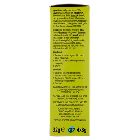Save Instant Miso Soup Wakame 4 x 8 g