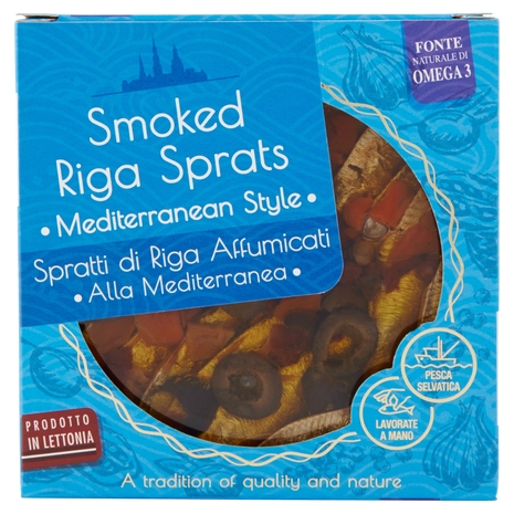 Save Spratti di Riga Affumicati alla Mediterranea 120 g