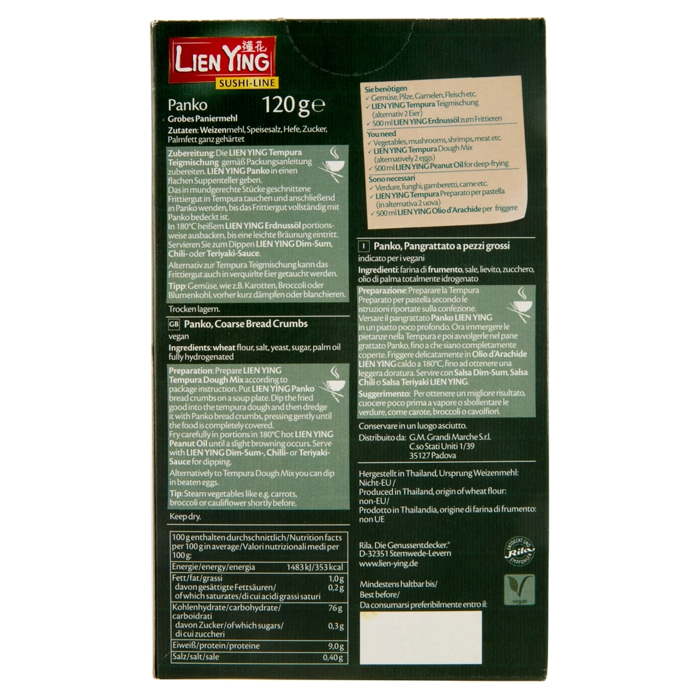 Lien Ying Sushi-Line Panko 120 g