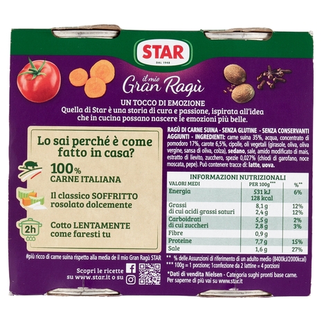 Star il mio Gran Ragù Extra Gusto 2 x 100 g