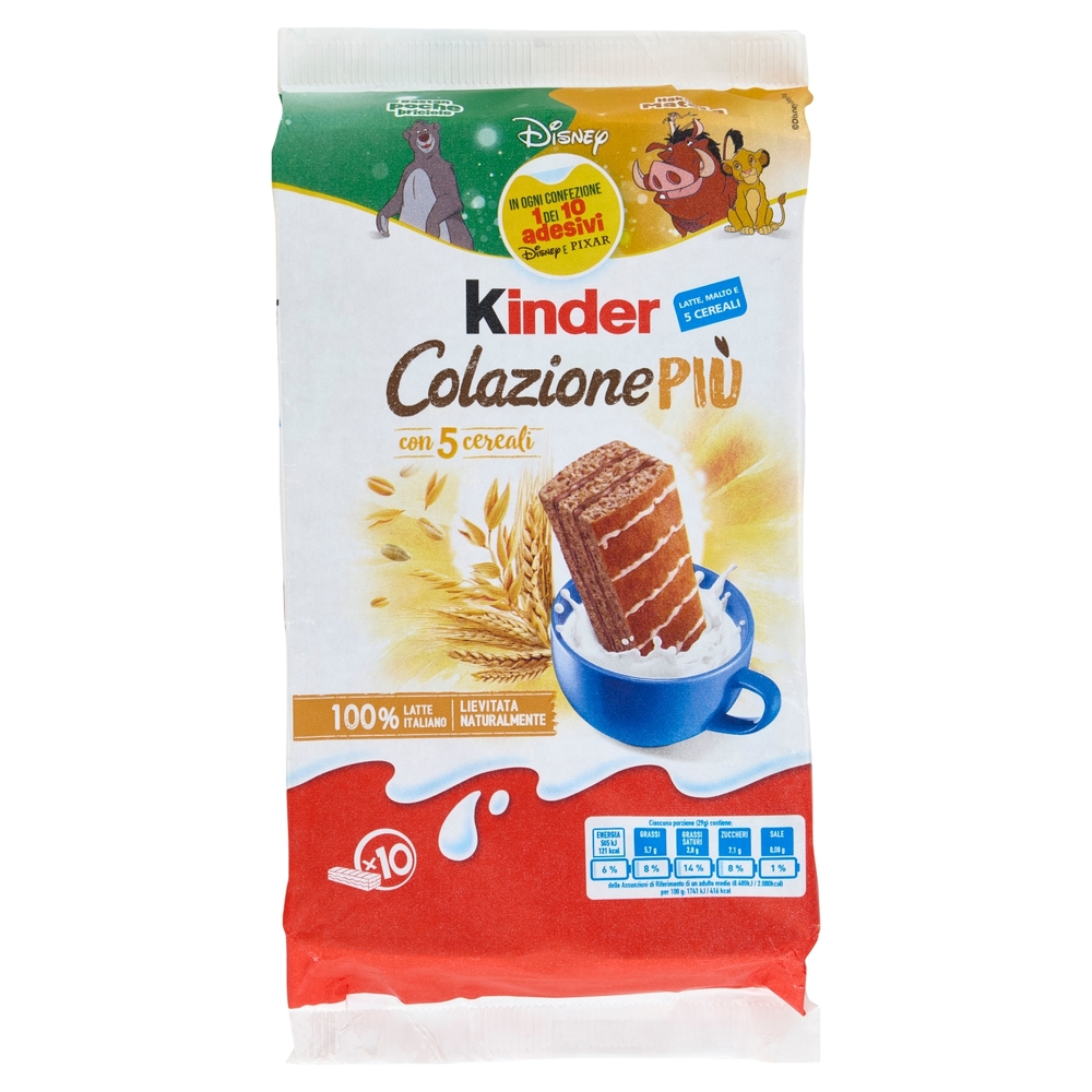Kinder Colazione Più con 5 cereali 10 x 29 g