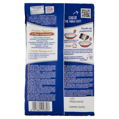 Riso Scotti Risotto Carnaroli Funghi Porcini di Stagione 210 g