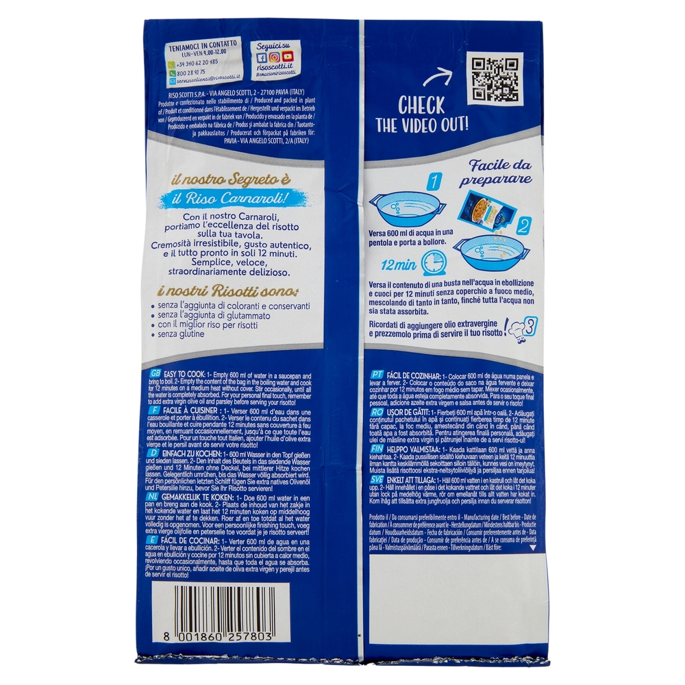 Riso Scotti Risotto Carnaroli Pescatora 210 g