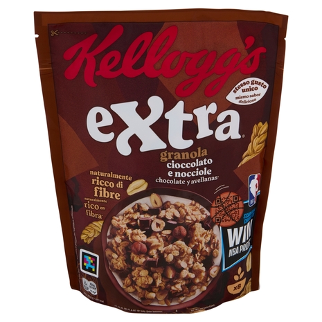 Kellogg's Extra granola cioccolato e nocciole 375 g