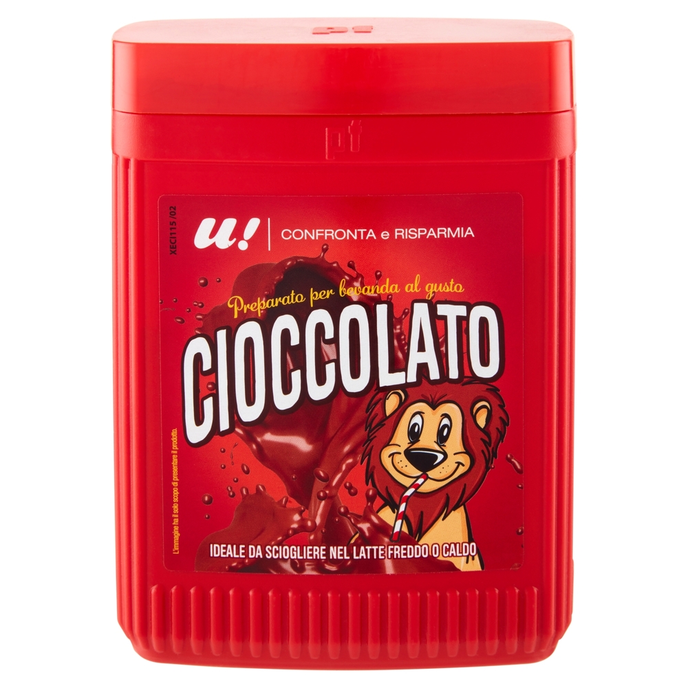 Preparato per Bevanda al Gusto di Cioccolato U! Confronta e Risparmia