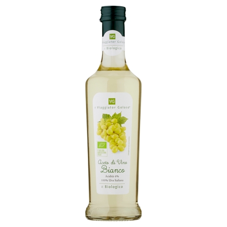 ACETO DI VINO BIANCO acidità 6% il Viaggiator Goloso il Biologico