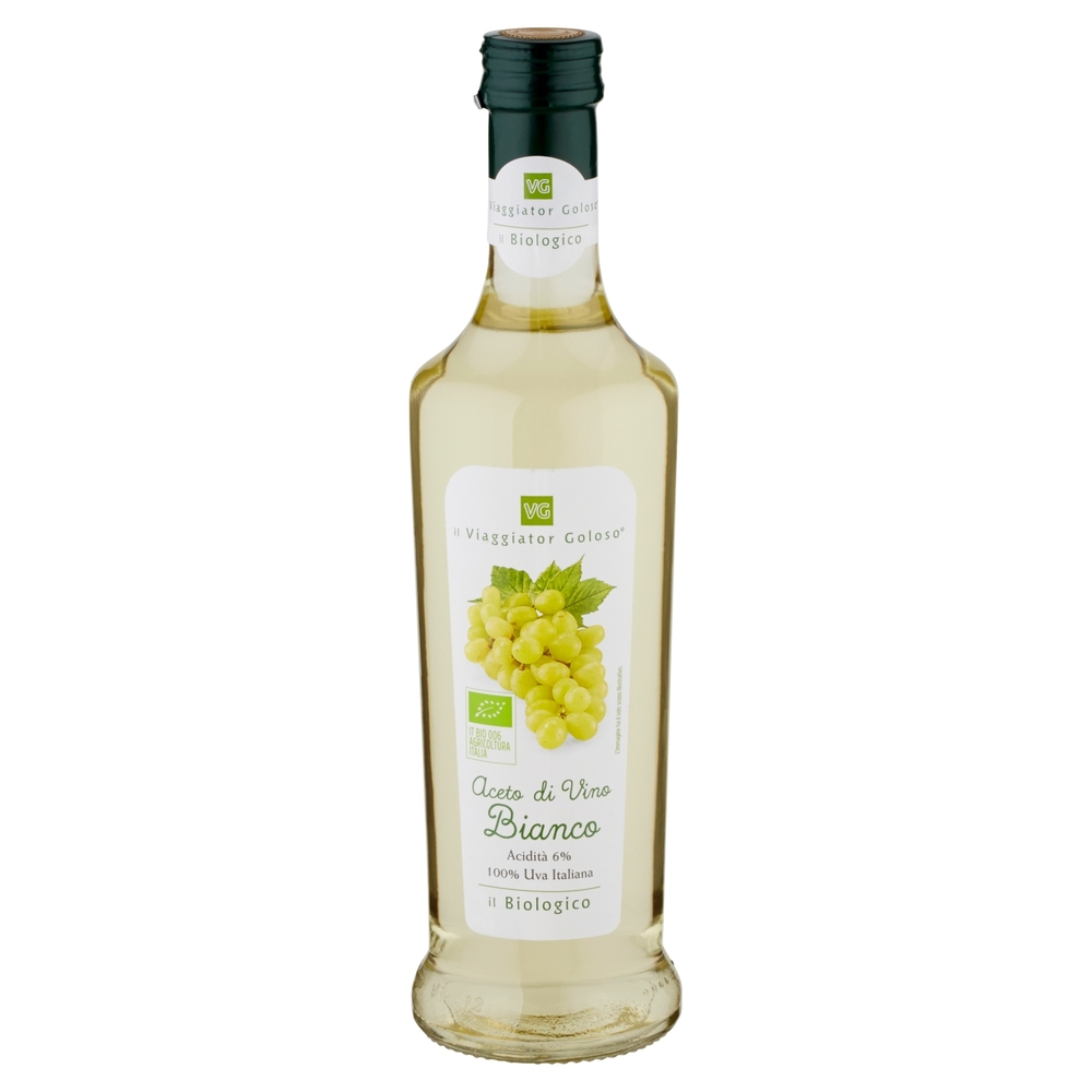 ACETO DI VINO BIANCO acidità 6% il Viaggiator Goloso il Biologico