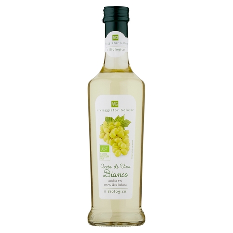 ACETO DI VINO BIANCO acidità 6% il Viaggiator Goloso il Biologico