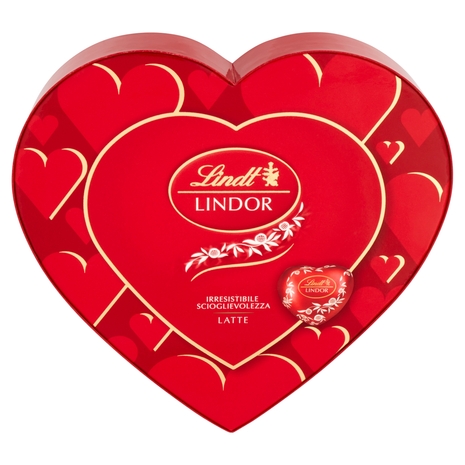 Scatola Cuori Lindt al Latte, 96 g