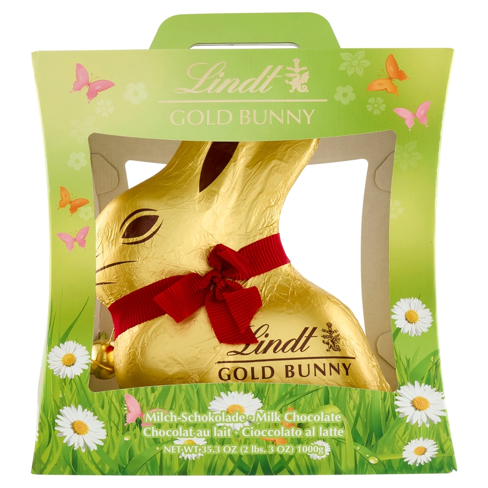 Lindt Gold Bunny Coniglietto Pasqua Cioccolato al latte Maxi formato 1kg