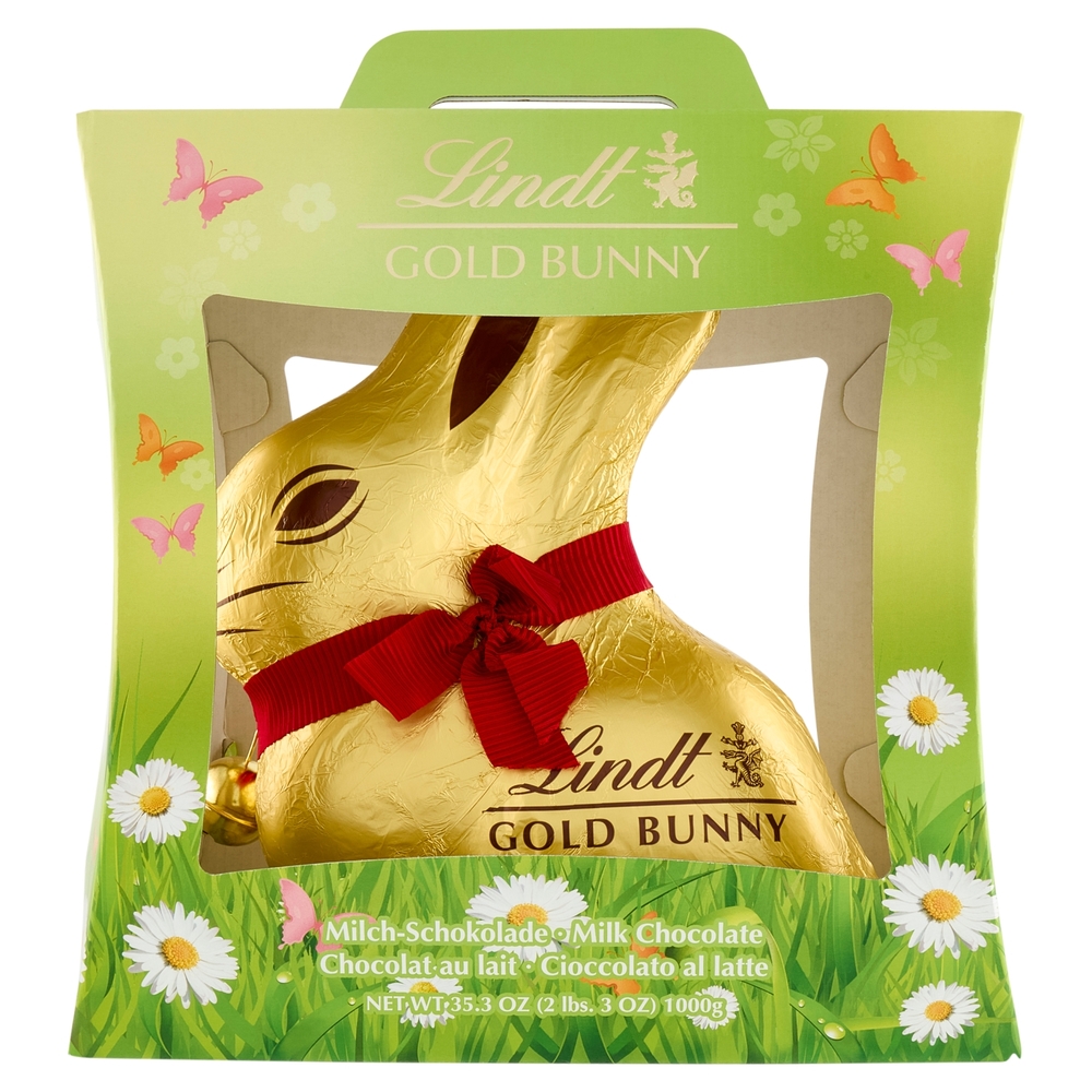Lindt Gold Bunny Coniglietto Pasqua Cioccolato al latte Maxi formato 1kg