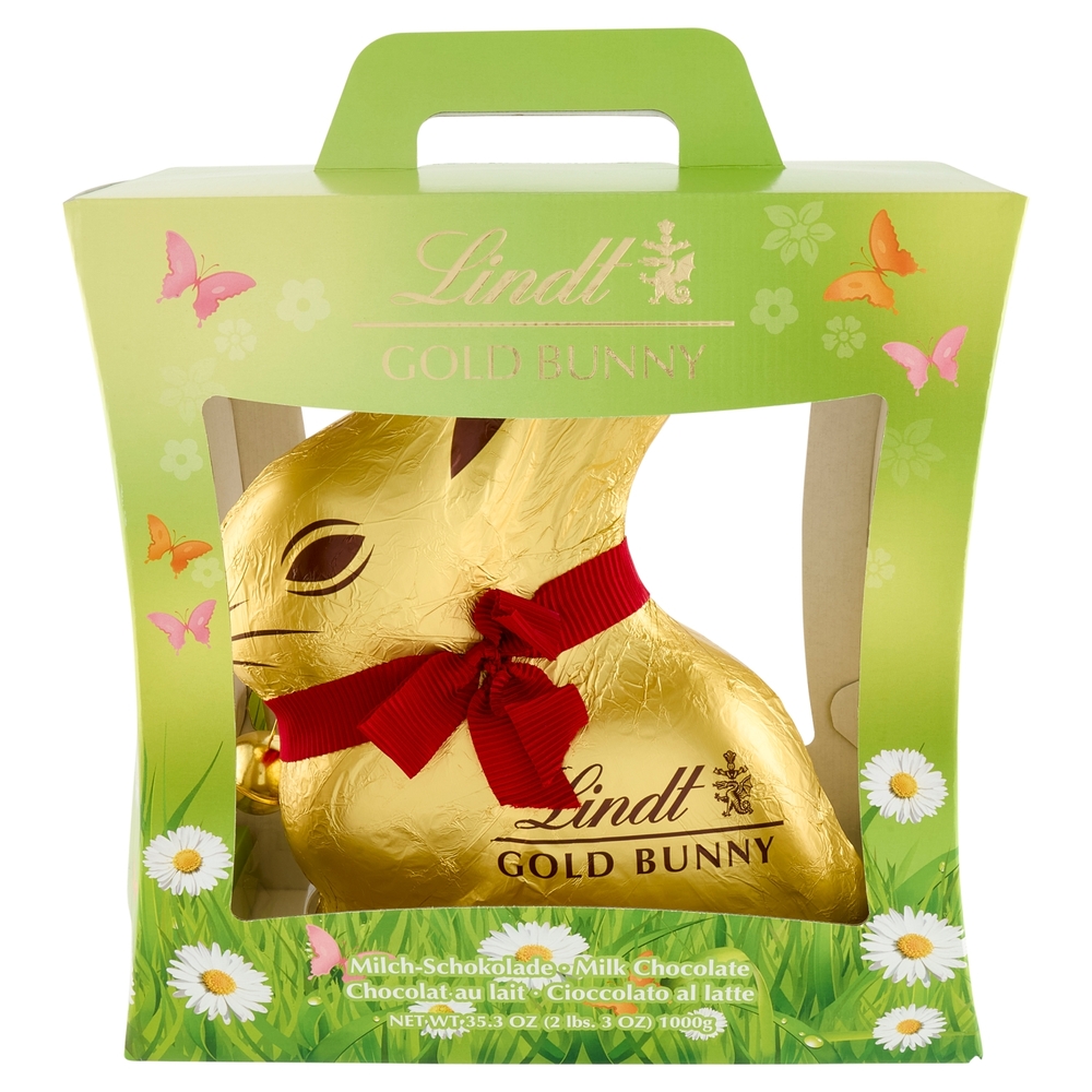 Lindt Gold Bunny Coniglietto Pasqua Cioccolato al latte Maxi formato 1kg