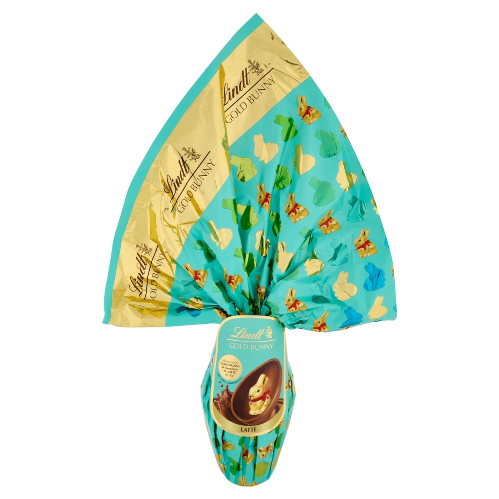 Lindt Gold Bunny Uova di cioccolato Pasqua Cioccolato al latte 320g