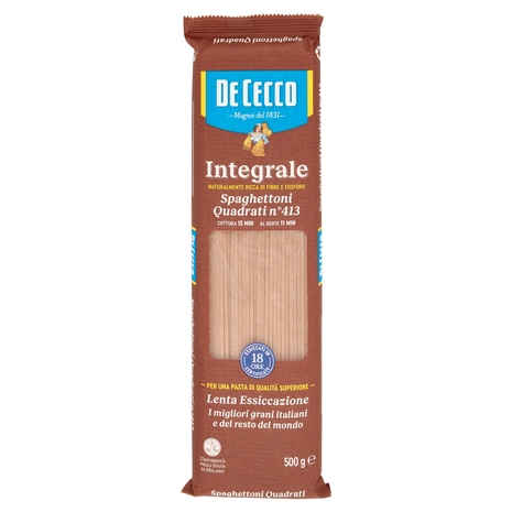 De Cecco Integrale Spaghettoni Quadrati n° 413 500 g