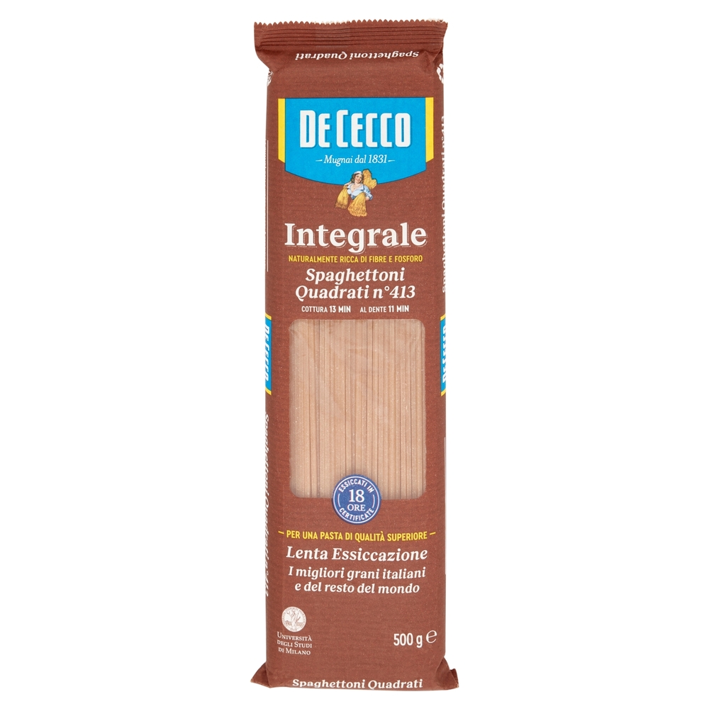 De Cecco Integrale Spaghettoni Quadrati n° 413 500 g