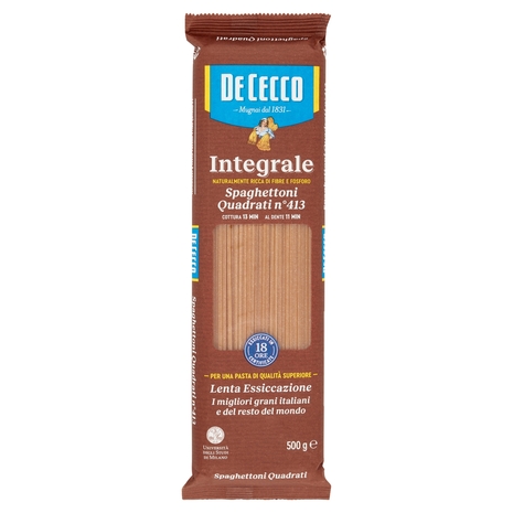 De Cecco Integrale Spaghettoni Quadrati n° 413 500 g