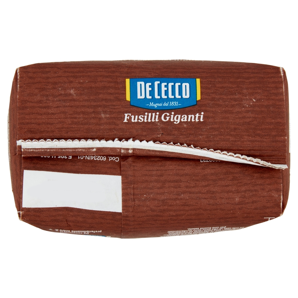 De Cecco Integrale Fusilli Giganti n° 234 500 g