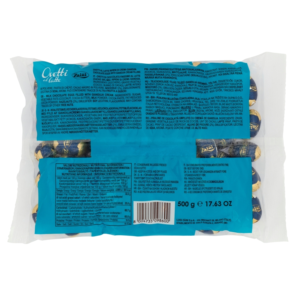 Zàini Ovetti al latte 500 g