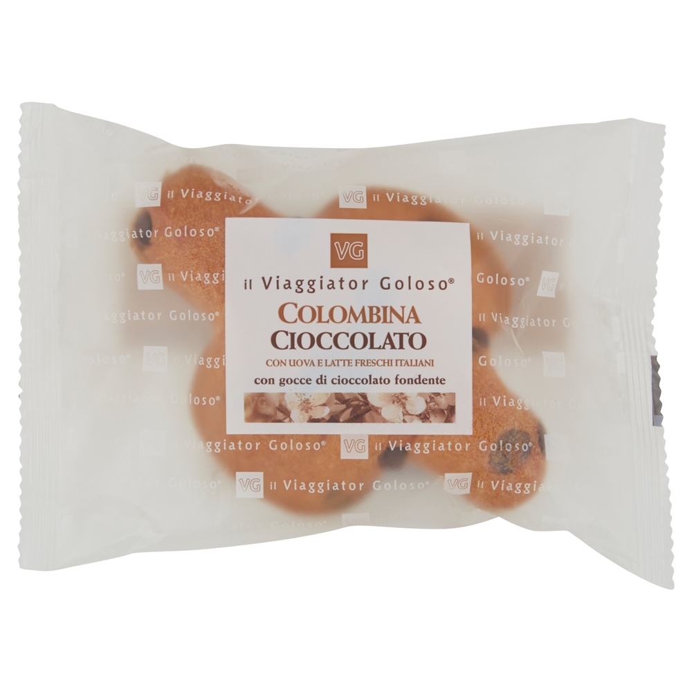 COLOMBINA CIOCCOLATO con gocce di cioccolato fondente il Viaggiator Goloso