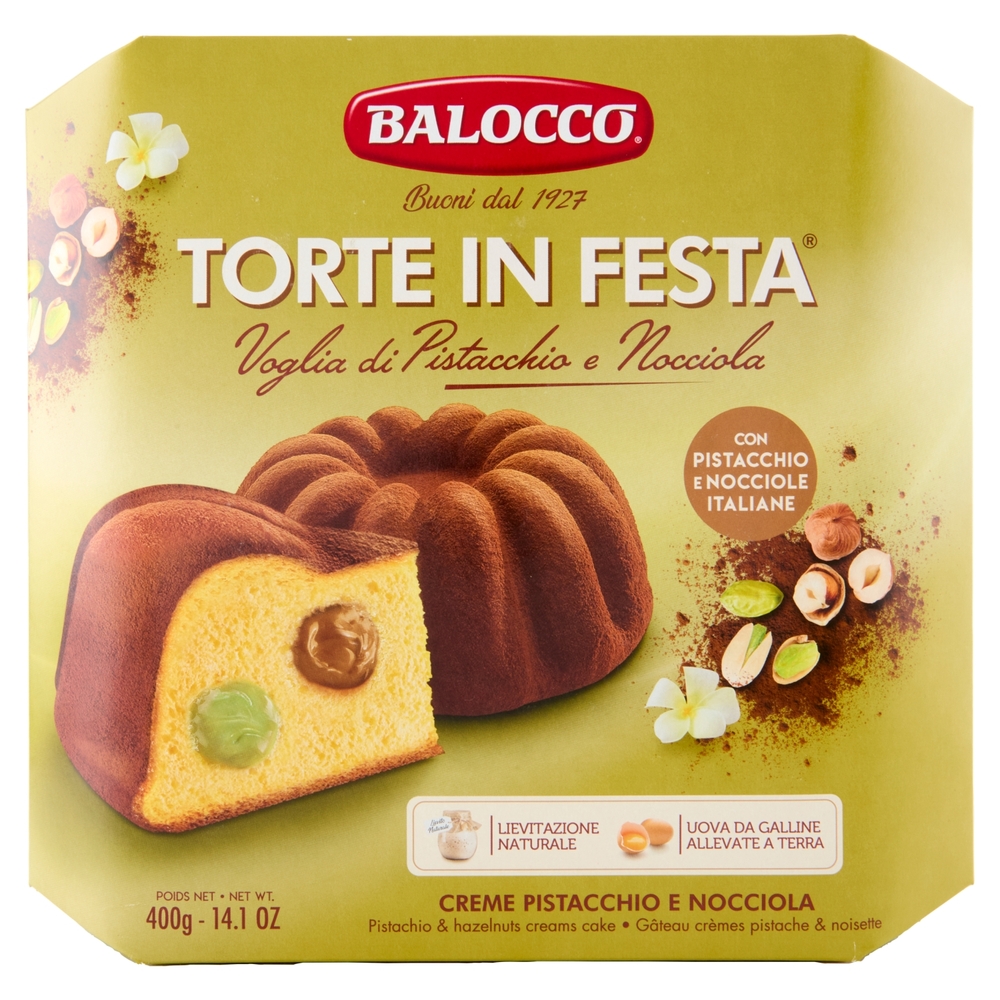 Balocco Torte in Festa Voglia di Pistacchio e Nocciola 400 g