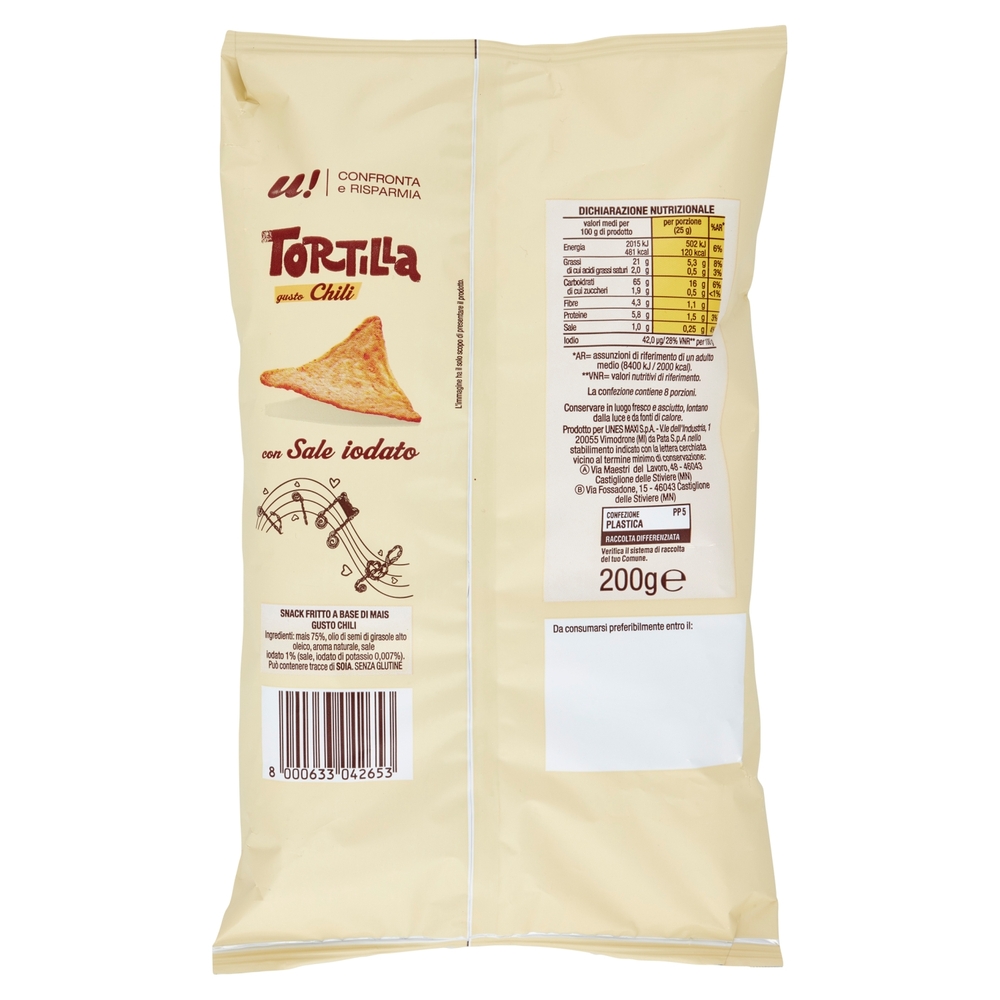Nacho Chips gusto Chili U! Confronta e Risparmia