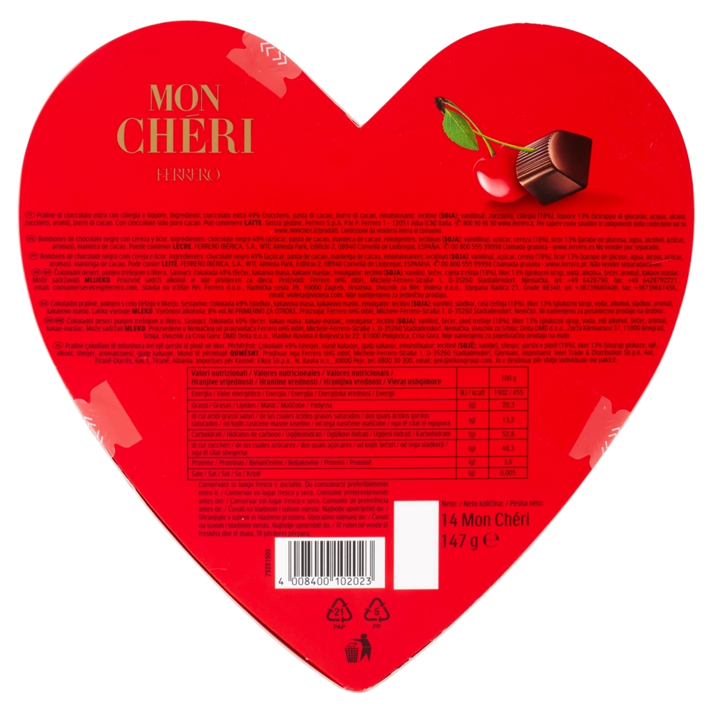 Mon Chéri 14 pezzi 147 g