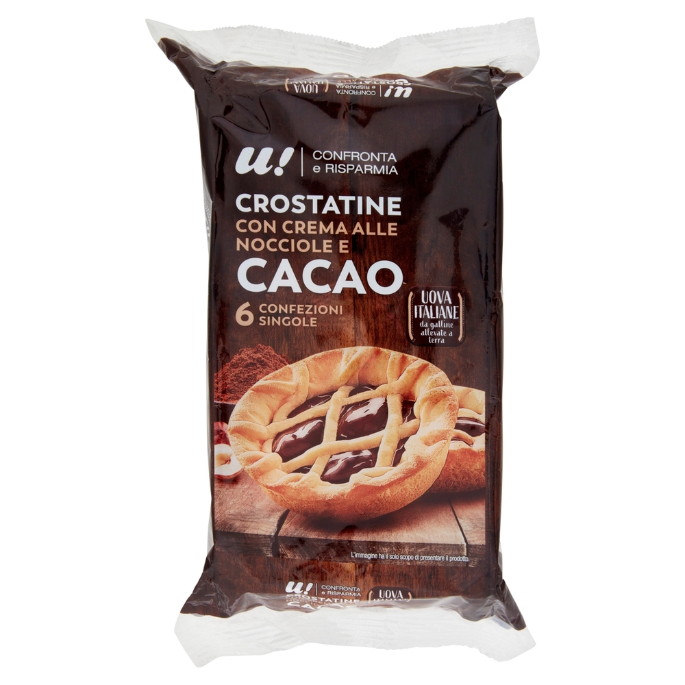 6 Crostatine con Crema alle Nocciole e Cacao U! Confronta e Risparmia