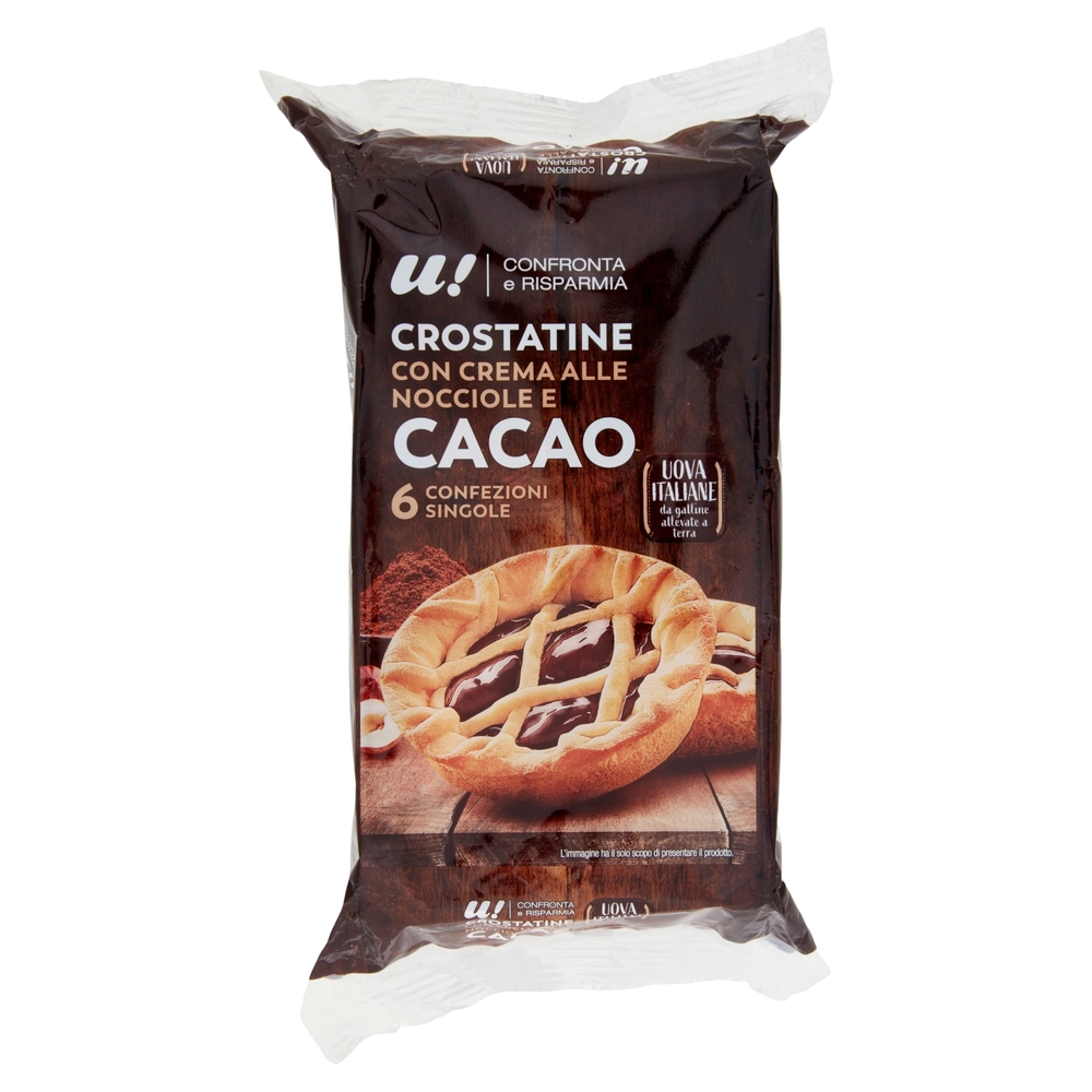 6 Crostatine con Crema alle Nocciole e Cacao U! Confronta e Risparmia