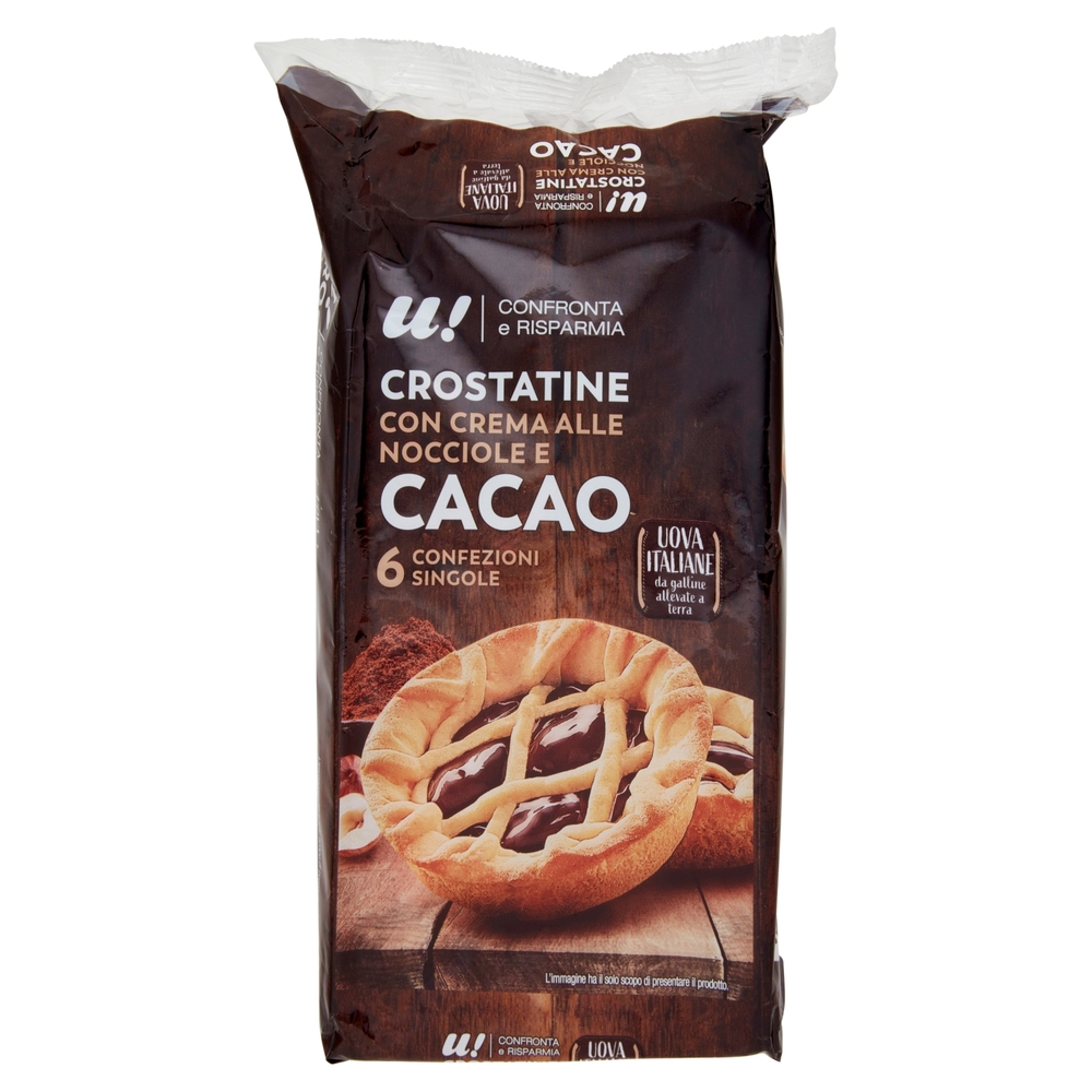 6 Crostatine con Crema alle Nocciole e Cacao U! Confronta e Risparmia