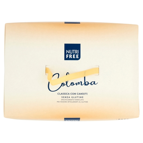 Nutrifree Colomba Senza glutine Classica con Canditi 550 g
