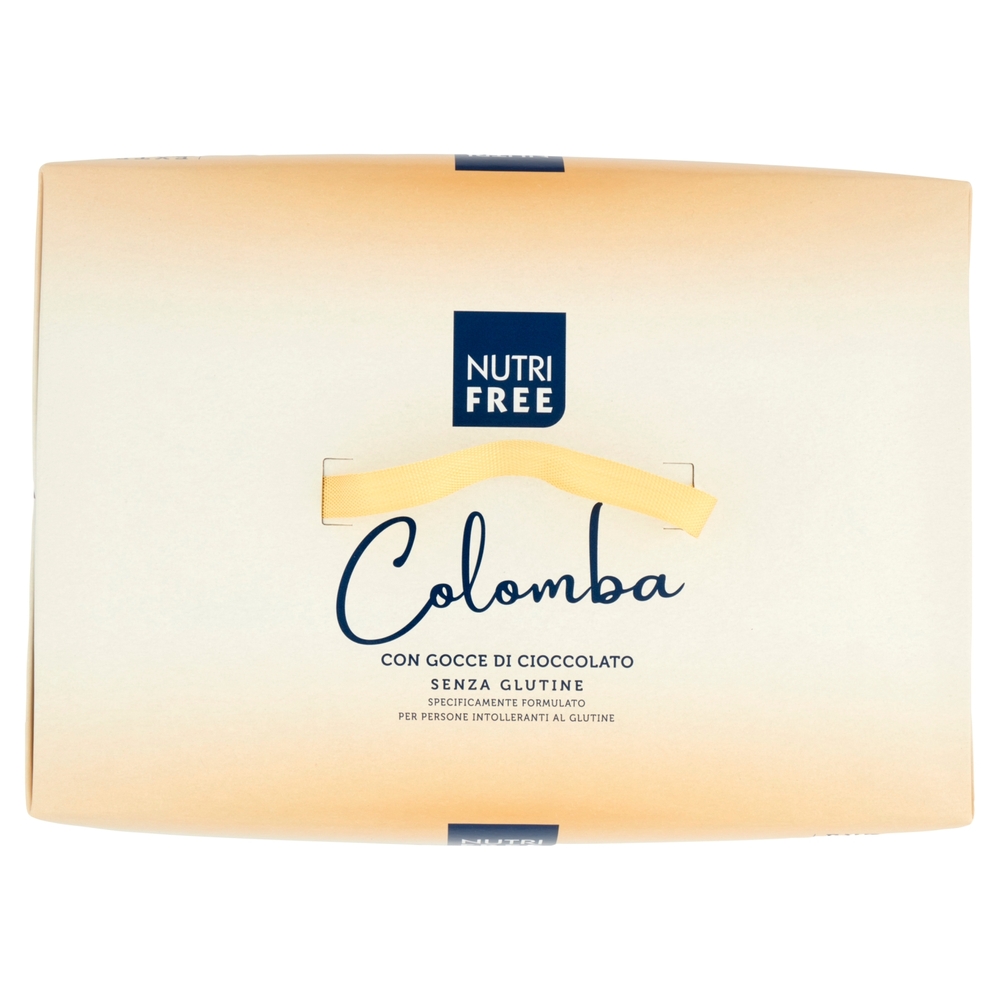 Nutrifree Colomba Senza glutine con Gocce di Cioccolato 550 g