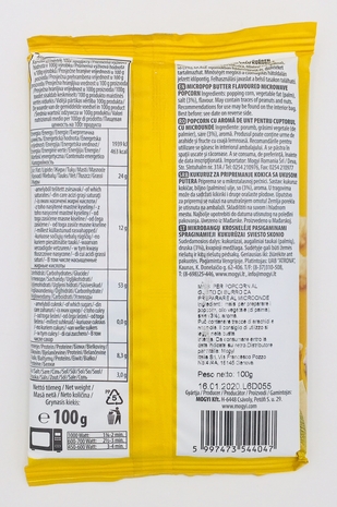 mogyi Micro Pop Butter Flavoured 100 g