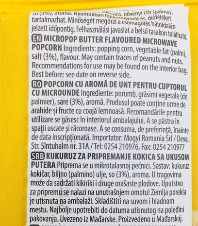 mogyi Micro Pop Butter Flavoured 100 g