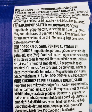 mogyi Micro Pop Salted 100 g