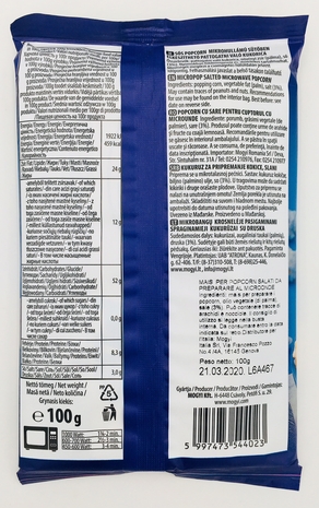 mogyi Micro Pop Salted 100 g