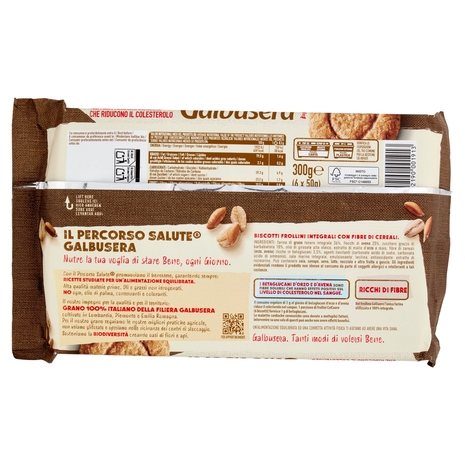 Galbusera ColCuore Ricchi di Fibre con Betaglucani* d'Orzo e d'Avena 6 x 50 g