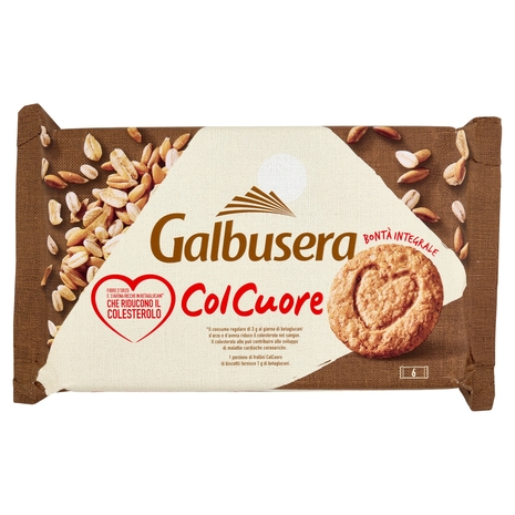 Galbusera ColCuore Ricchi di Fibre con Betaglucani* d'Orzo e d'Avena 6 x 50 g