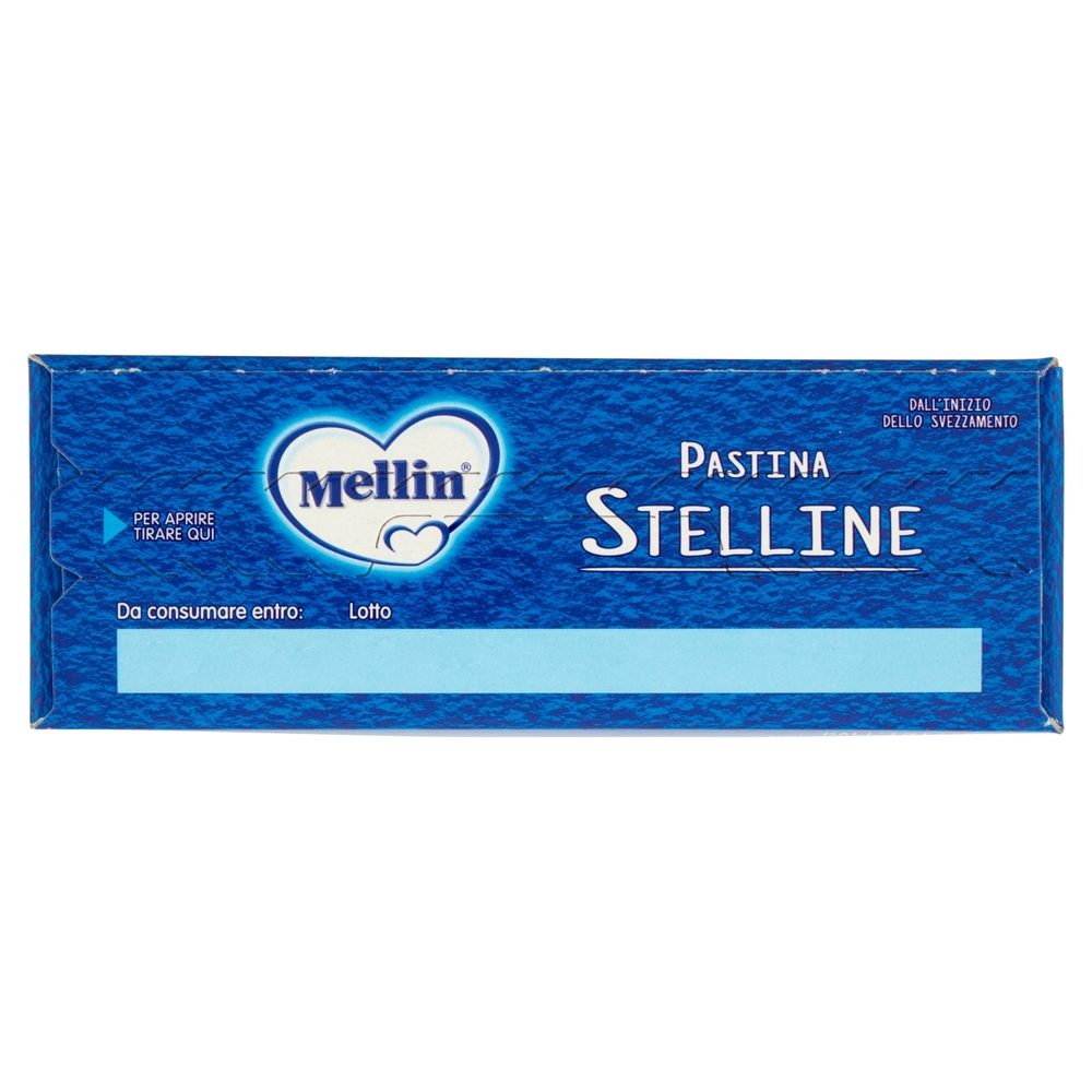 MELLIN Pastina 100% Naturale Stelline con farina Grano Tenero 320 g